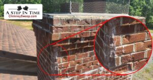 Spalling Chimney Bricks