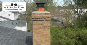 Chimney with their cap on it.