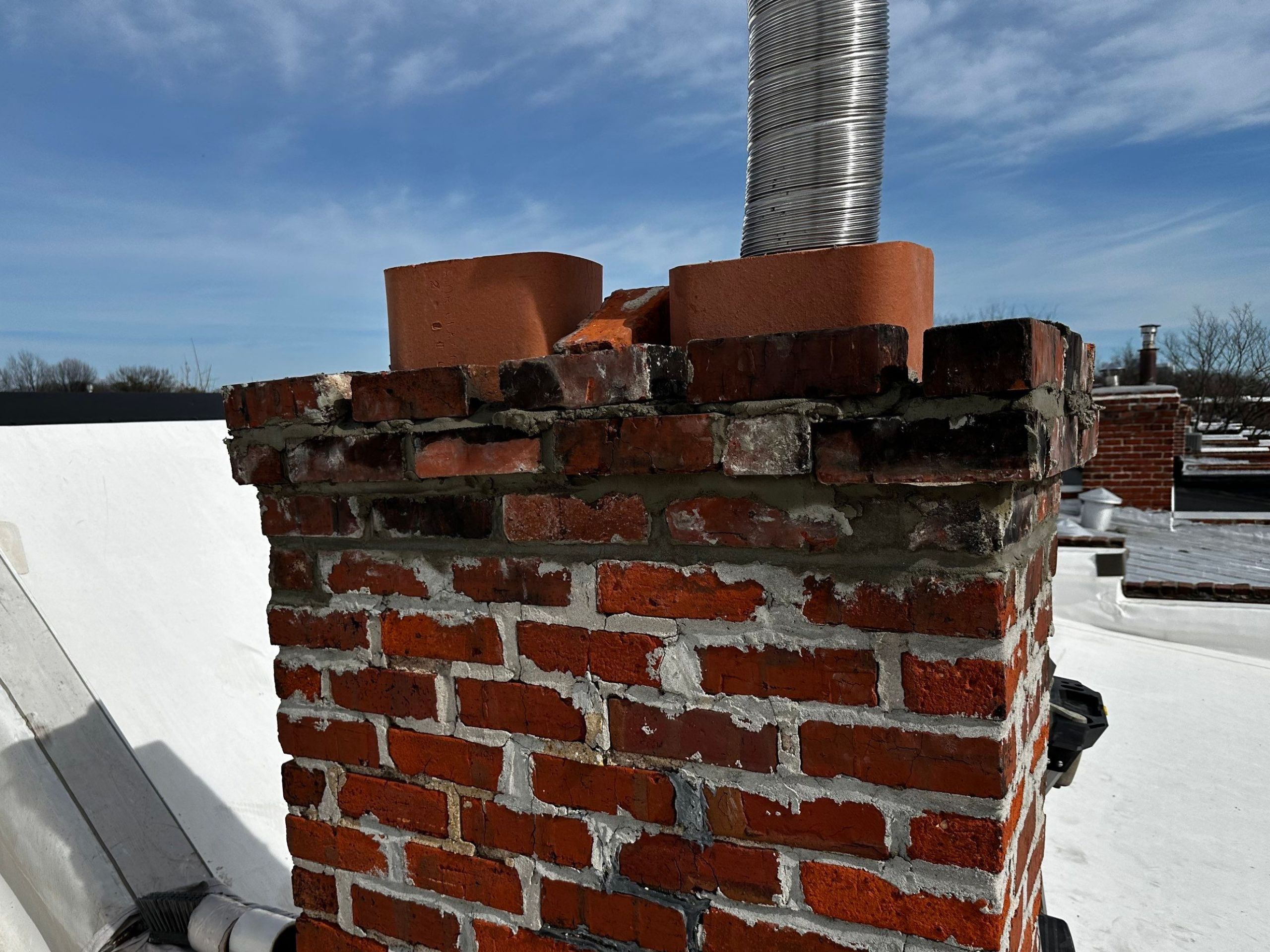 we work on chimney flue relining in Richmond