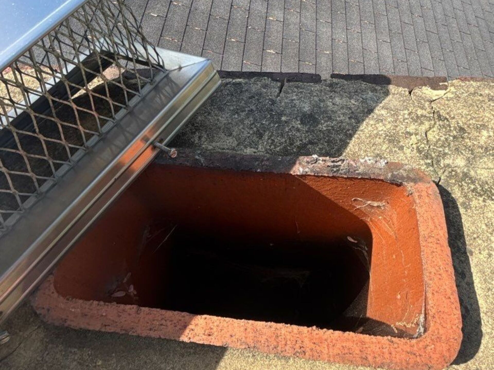 Chimney crown is leaking