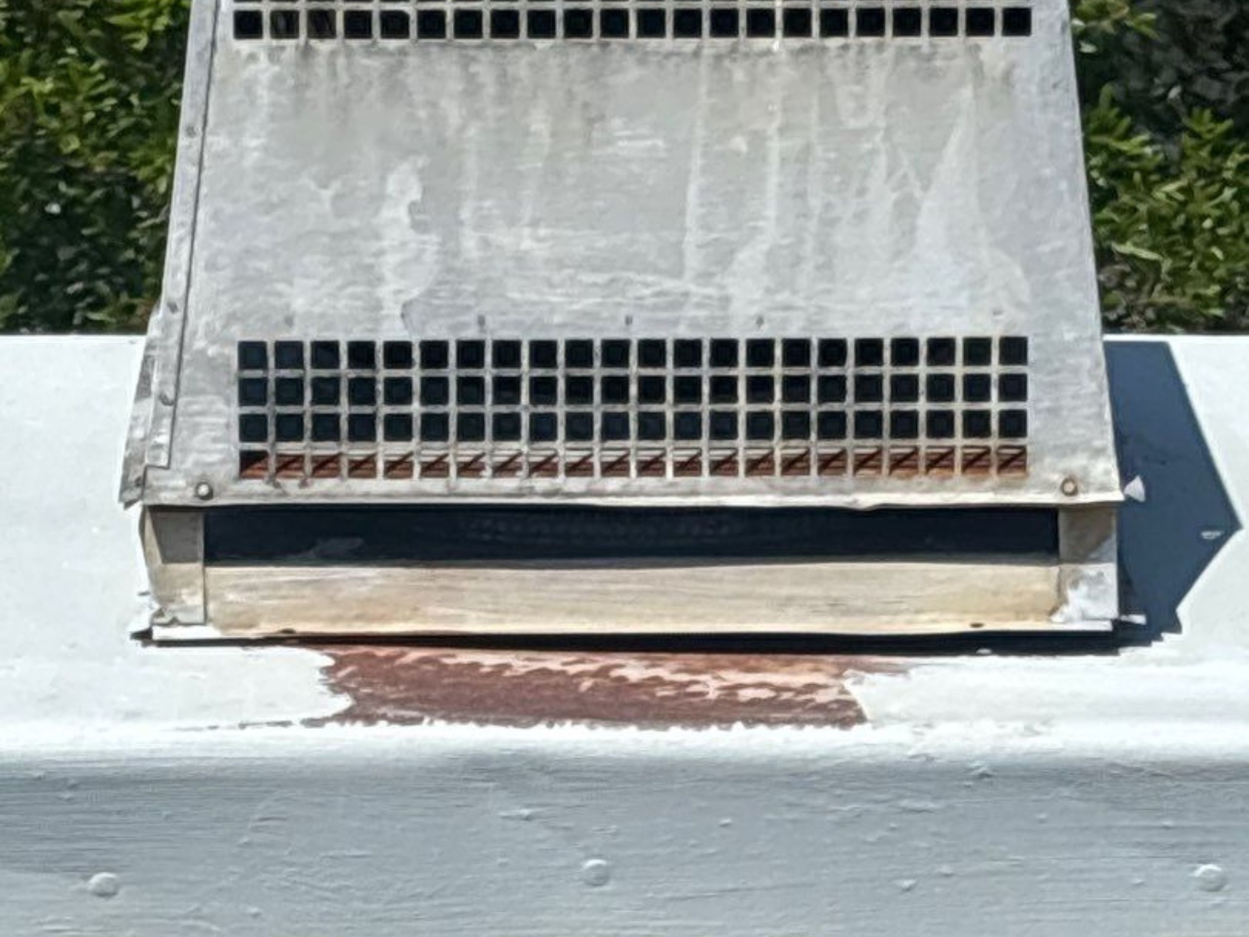 Paint is flaking on chase cover
