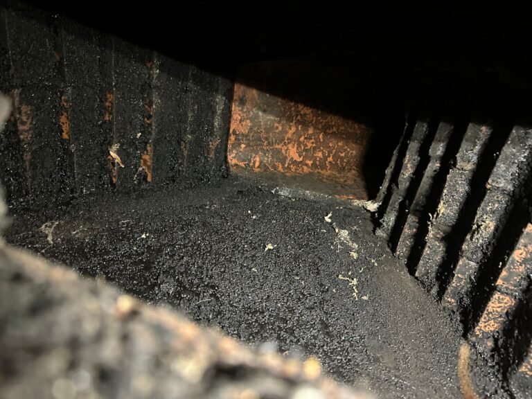 Smoke chamber of chimney