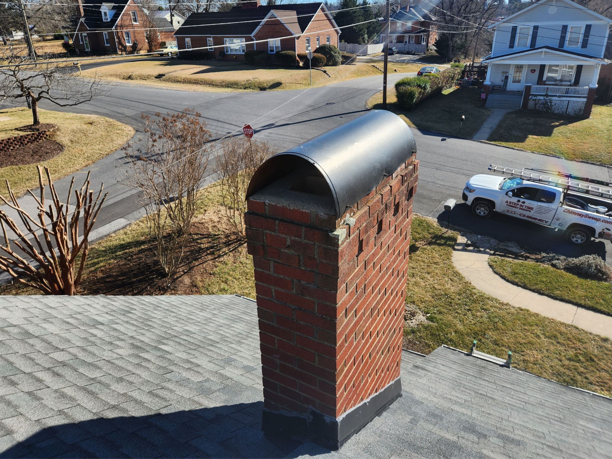 improper cap installed at termination in Staunton