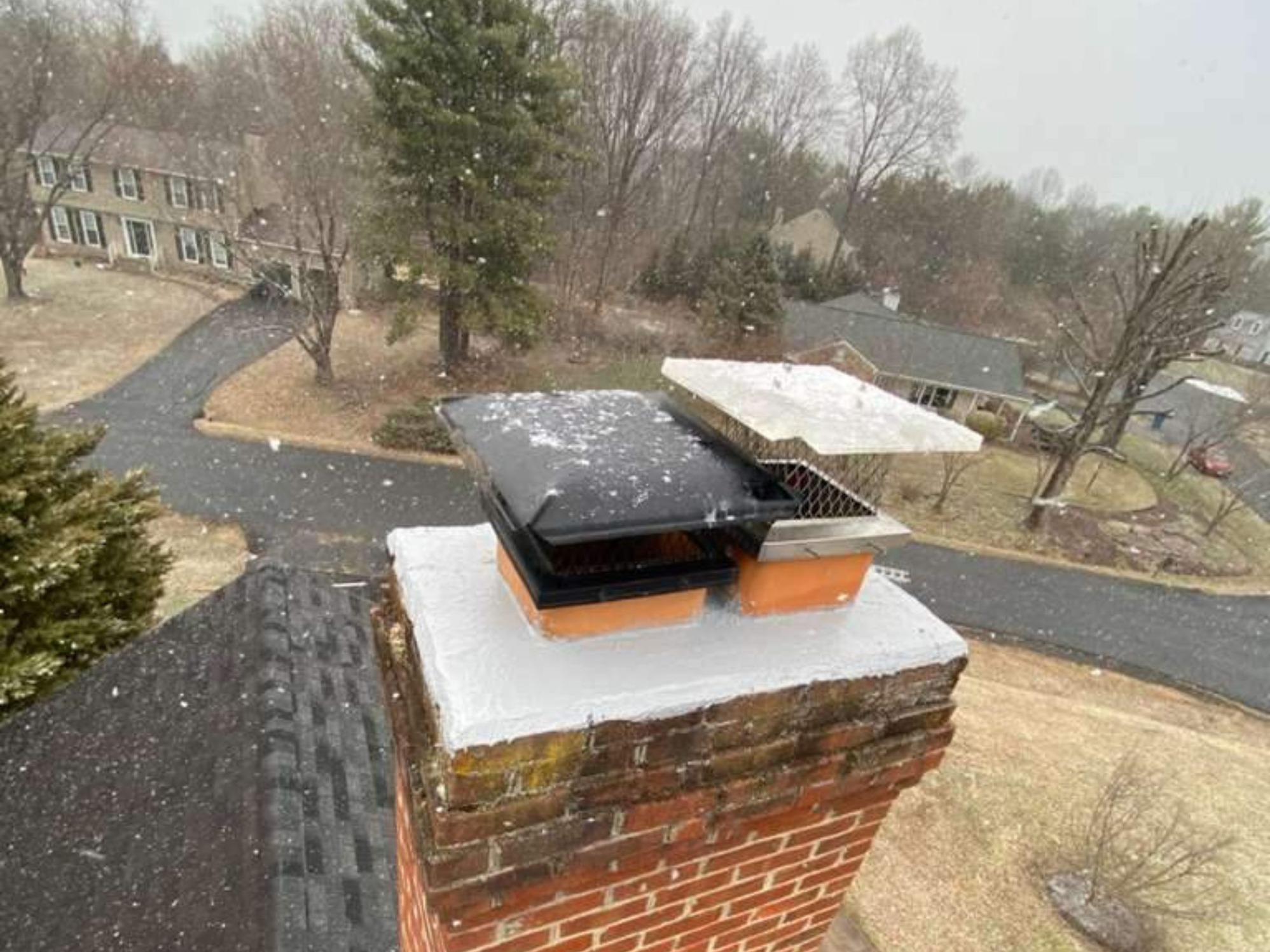 After successfully completion of chimney work by A Step In Time Chimney Sweeps