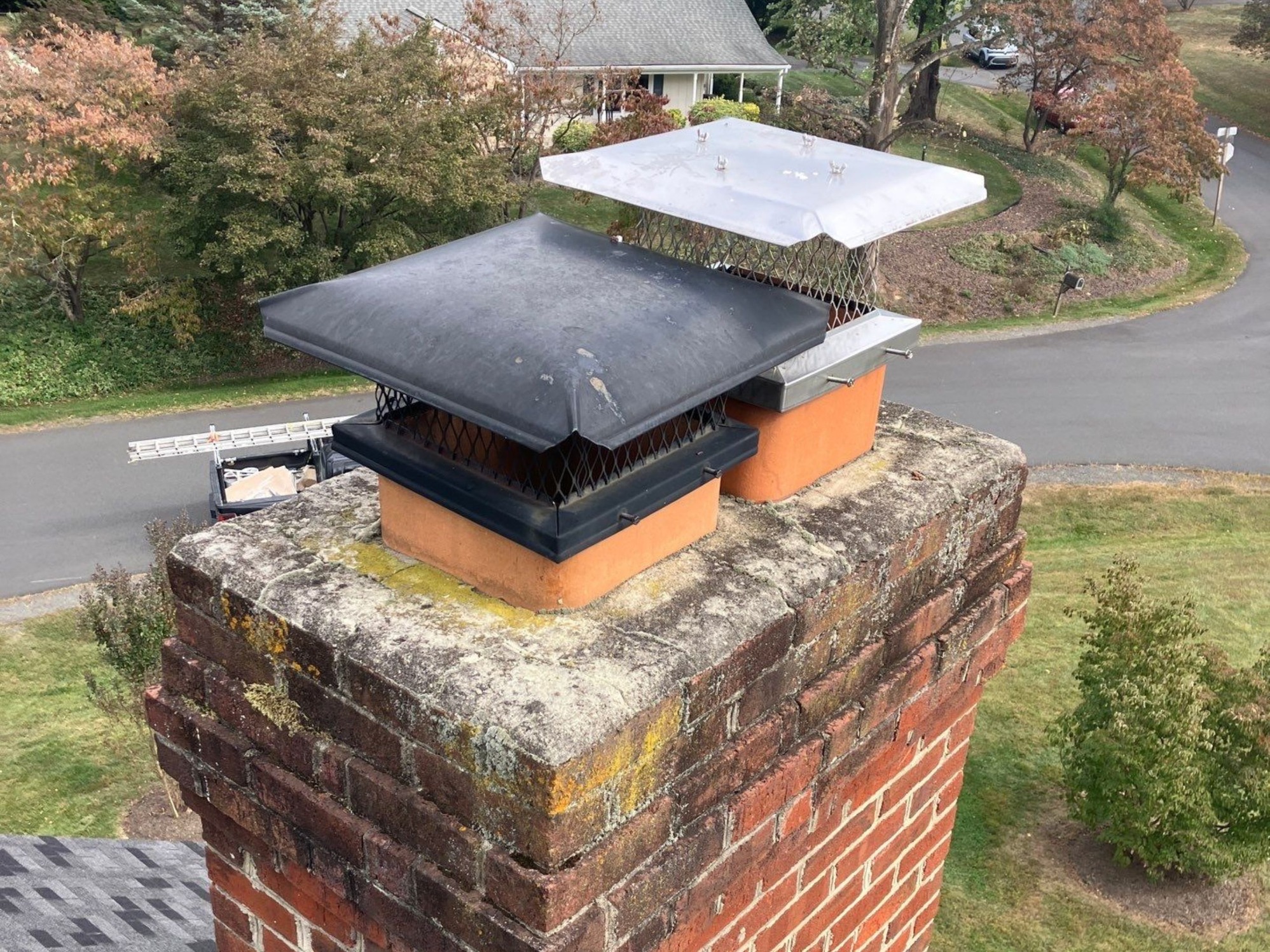 Before our chimney work