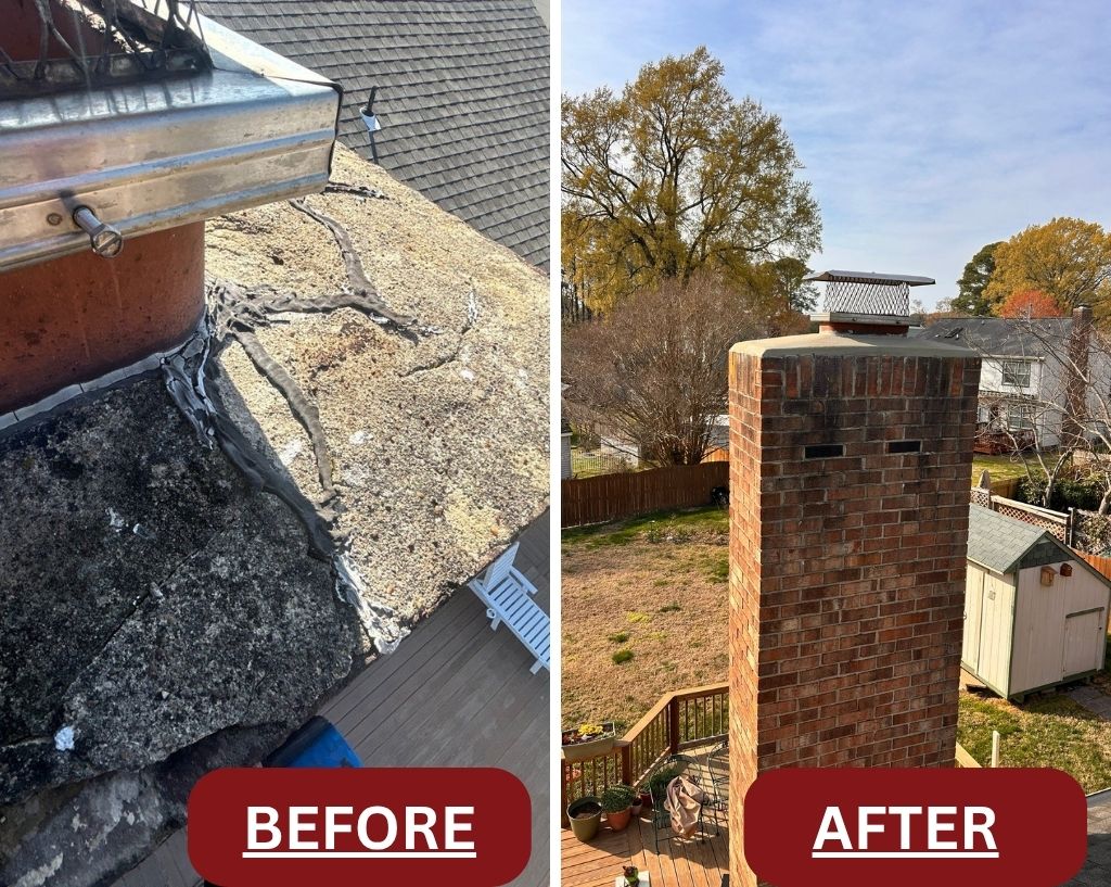 Crown Rebuild Work (Before and After Image)