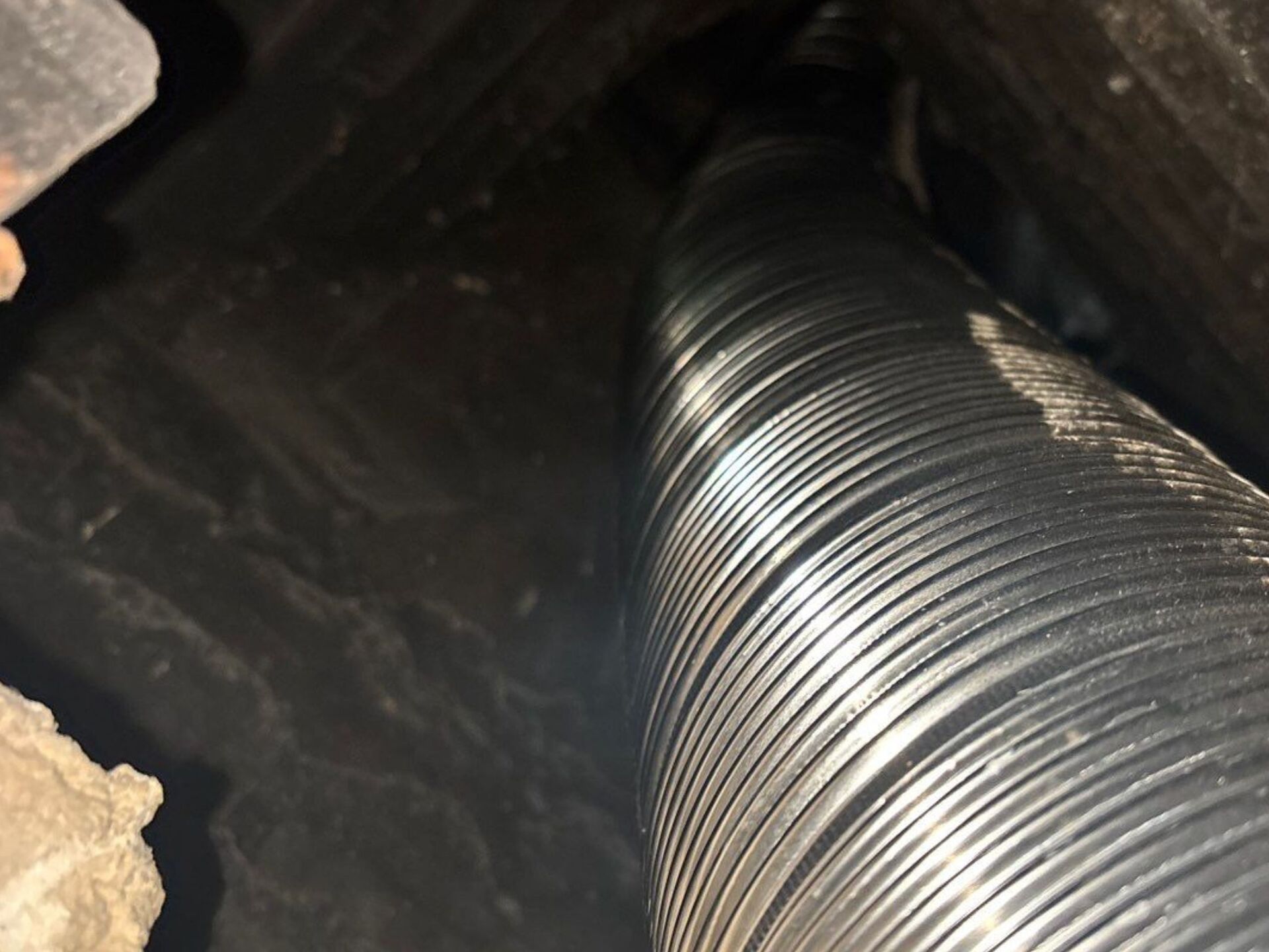 Installed a stainless steel liner