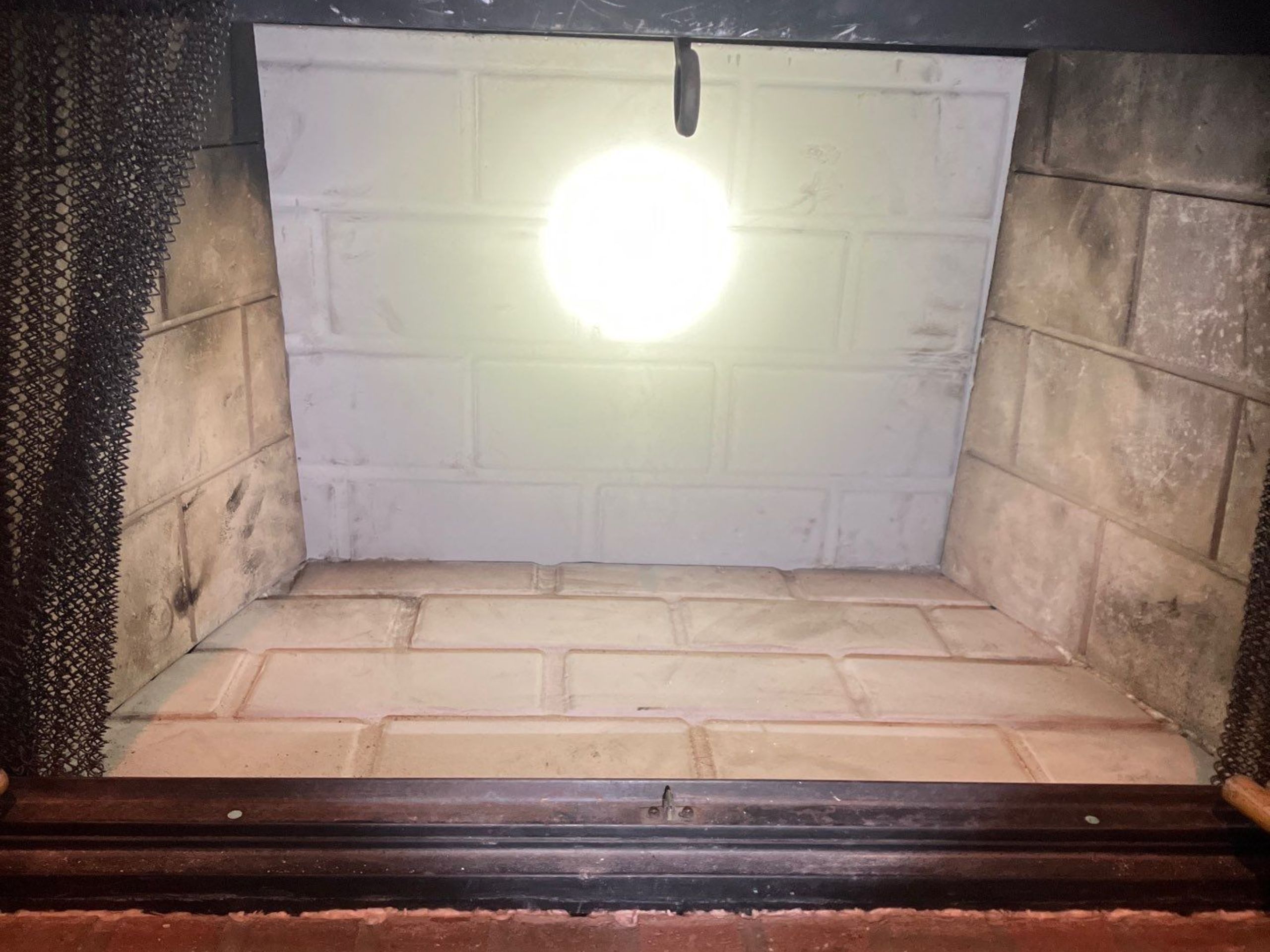 Refractory panel replaced (After)