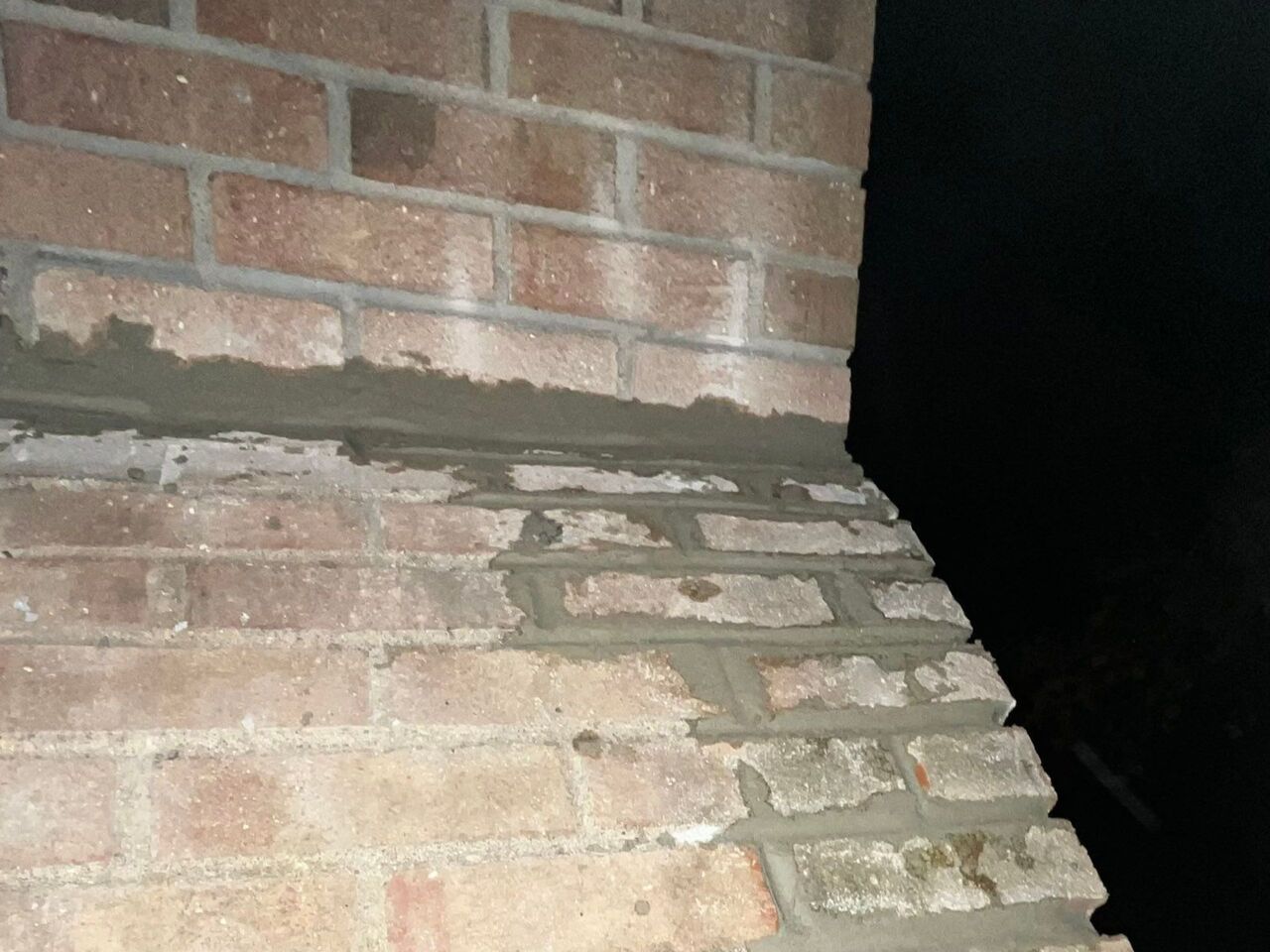 shoulder repointing work